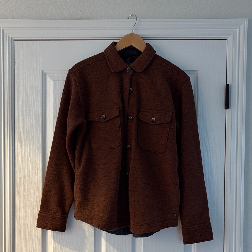 Prana Rust Fleece Shacket